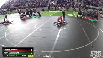 144 lbs Quarterfinal - Chance Mannino, Desert Oasis vs Kyan James Galan, Sierra Vista