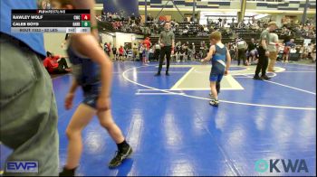52 lbs 5th Place - Jesse Hightower, Blaine County Grapplers vs Xander Cermak, Perry Wrestling Academy