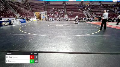 160 lbs Round Of 16 - Mason Avery, Honesdale vs Patrick Nee, Burrell