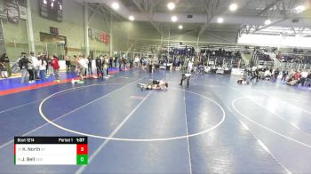 157 lbs Cons. Round 2 - John Bell, Davis Wrestling Club vs Kyler North, Champions Wrestling Club