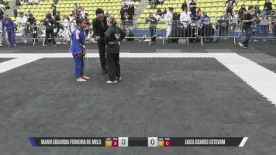 LUIZA SOARES ESTEVAM vs Maria Eduarda Ferreira De Melo 2026 CBJJE International BJJ Championships