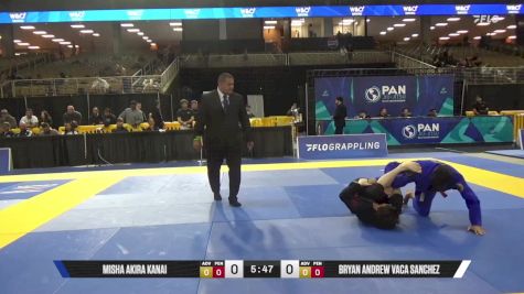 Misha Akira Kanai vs Bryan Andrew Vaca Sanchez 2025 Pan Jiu Jitsu IBJJF Championship