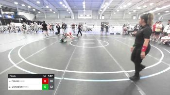 132 lbs Final - Jordyn Fouse, Ranger Pride Wrestling vs Cassandra Gonzales, POWA