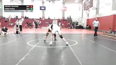 215 lbs Semifinal - Vincent Mcateer, Mayo Quanchi / Bhhs vs Owen Pavao, Metrowest United