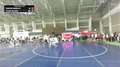90 lbs Semifinal - Caleb Heyder, Sanderson Wrestling Academy vs Boston Brindley, Elite Wrestling