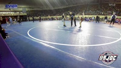 52 lbs Quarterfinal - Porter Flanery, Cowboy Wrestling Club vs Rocky Johnson, Team Of Hard Knox