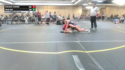 130 lbs Consi Of 8 #2 - Kaelena Ahrens, Vacaville WC vs Julia Kay, Stoic