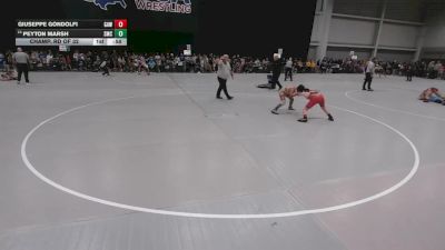 86 lbs Champ. Rd Of 32 - Peyton Marsh, Spartan Mat Club vs Giuseppe Gondolfi, Gladiators Academy Wrestling