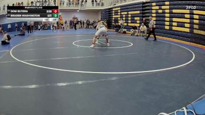 133 lbs Consy 1 - Dom Butera, Norwin vs Braden Washington, Gateway