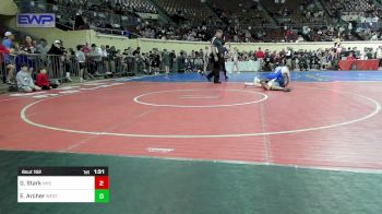 113 lbs Round Of 16 - Gage Stark, Newcastle Wrestling vs Eli Archer, Westmoore Wresting