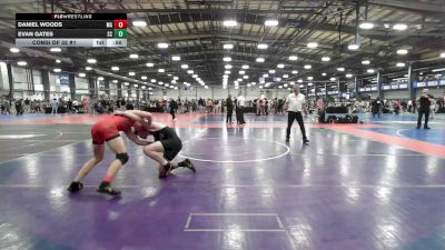 152 lbs Consi Of 32 #1 - Daniel Woods, MA vs Evan Gates, SC