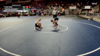 D 1 113 lbs Champ. Round 1 - Britton McGuerty, St. Amant vs Clay Dutil, Southside