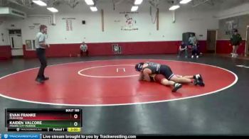 220 lbs Round 2 - Evan Franke, Muscatine vs Kaiden Valcore, Prairie City Monroe