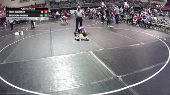 75 lbs Cons. Round 4 - Treyson Goebel, Syracuse Mat Club vs Jack Majerus, GI Grapplers