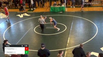 Consolation - Hunter Hasenfus, Plymouth South vs Tanner Davison, Sandwich