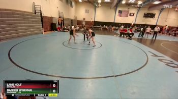 113 lbs Round 5 (10 Team) - Lane Holt, Douglas vs Danner Wiseman, Moorcroft