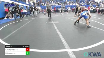 90 lbs Rr Rnd 2 - Levi Pumphrey, Carl Albert vs Caden Lester, Choctaw Ironman Youth Wrestling