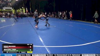 95 lbs Round 3 - Brayden Tobin, Flat Earth Wrestling Club vs Geno Reuvers, Pinnacle