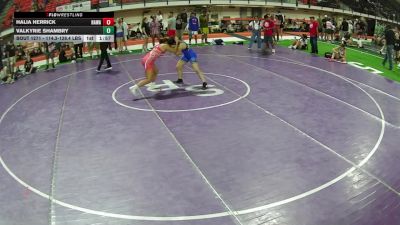 135 lbs Cons. Sub-semis - Halia Herrick, Hawaii vs Valkyrie Shambry