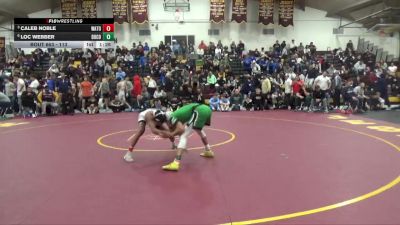 113 lbs Quarterfinal - Caleb Noble, Warren Township vs Loc Webber, Dublin Coffman
