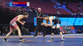 65 kg 1/4 Final - Ayse Erkan, Turkiye vs Yuqi Rao, China