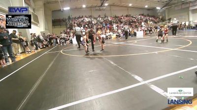 46 lbs Round Of 32 - Brantley Postma, Wagoner Takedown Club vs Daxton Morrow, Piedmont