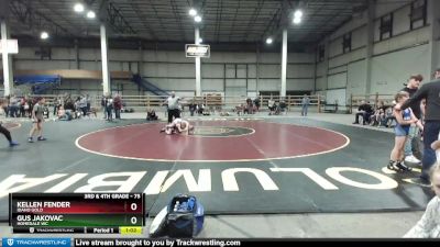 75 lbs Semifinal - Kellen Fender, Idaho Gold vs Gus Jakovac, Homedale WC