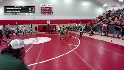 80-86 lbs Round 4 - Elten Swanson, Mile High WC vs Makynlie Garcia, HRA