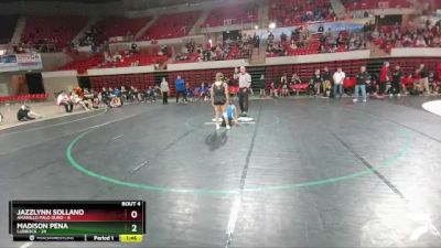 114 lbs Placement (4 Team) - Jazzlynn Sollano, Amarillo Palo Duro vs Madison Pena, Lubbock