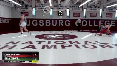 184 lbs 3rd Place Match - Brian Thilges, Minnesota State Mankato vs Chase Wickwire, Upper Iowa