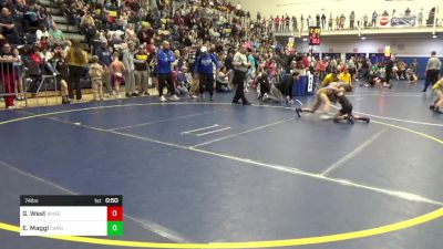 74 lbs Round Of 16 - Gabe West, Wheeling WC vs Everett Maggi, Canon-McMillan