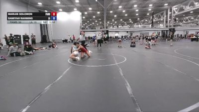 118 lbs Round 5 (6 Team) - Marlee Solomon, PA West Black vs Samiyah Rahming, Lady Assassins