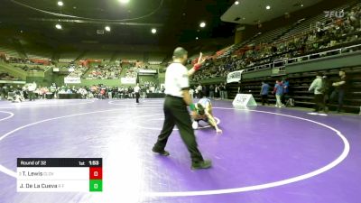 115 lbs Round Of 32 - Thunder Lewis, Clovis vs Jaylen De La Cueva, R F Kennedy