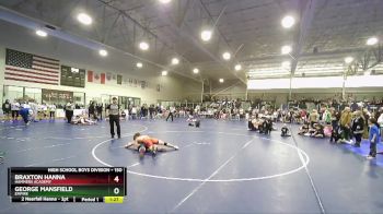 150 lbs Quarterfinal - George Mansfield, Empire vs Braxton Hanna, Hammers Academy