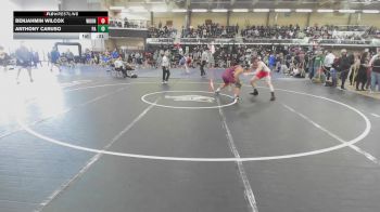 215 lbs Consi Of 4 - Benjahmin Wilcox, Woonsocket vs Anthony Caruso, Pinkerton Academy