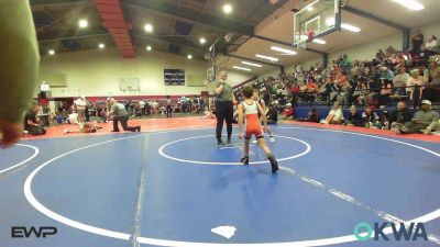 55 lbs Quarterfinal - Chance Chill, Perry Wrestling Academy vs Bowen Brown, Coweta Tiger Wrestling
