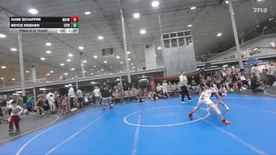 72 lbs Finals (8 Team) - Bryce Krisher, Terps Xpress vs Dane Schaffer, Mat Assassins White