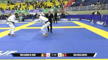 Isac Souza Santos vs Yuri Almeida De Jesus 2025 Brasileiro Jiu-Jitsu IBJJF