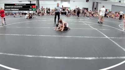 52 lbs Placement (4 Team) - Lucas Freeman, U2 The Uprising vs Christian DaQuisto, Yale Street