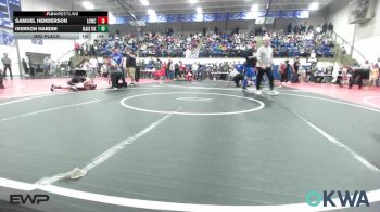 75 lbs 3rd Place - Samuel Henderson, Lincoln Christian vs Iverson Hardin, Black Fox Wrestling Club