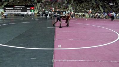 6A 175 lbs Champ. Round 2 - Keandre Leverette, Russell County vs Derick Devaughn, Mcadory