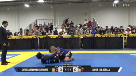 Junior Eric Bonilla vs Christian Alexander Thomas 2026 Pan IBJJF Jiu-Jitsu No-Gi Championship