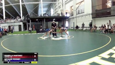 108 lbs Placement Matches (8 Team) - Miabella Martinez, Arizona vs Brynlee Mooney, Texas