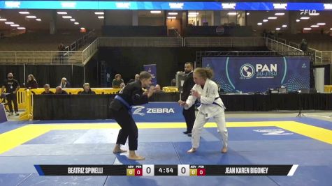 Jean Karen Bigoney vs Beatriz Spinelli 2026 Pan Jiu Jitsu IBJJF Championship