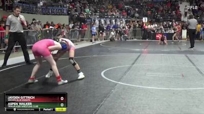 105 lbs Semifinal - Jayden Gittrich, Wichita Blue Knights vs Aspen Walker, Trailblazer Wrestling Club