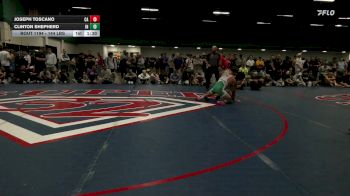 144 lbs Semifinal - Joseph Toscano, CA vs Clinton Shepherd, IN