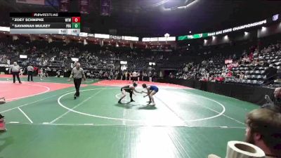 128 lbs Cons. Semi - Zoey Schnipke, WTW3 vs Savannah Mulkey, PBG1