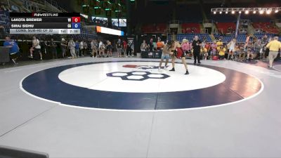 138 lbs Cons. Sub-rd Of 32 - Lakota Brewer, WI vs Siraj Sidhu, CA