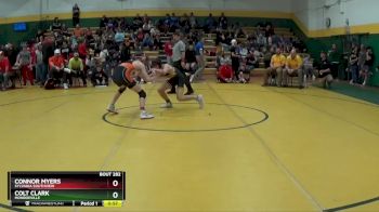 126 lbs Cons. Round 2 - Colt Clark, MONROEVILLE vs Connor Myers, SYLVANIA SOUTHVIEW
