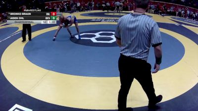 D2-113 lbs Quarterfinal - Aiden Ohl, Ontario vs Bronko Braun, Indian Valley